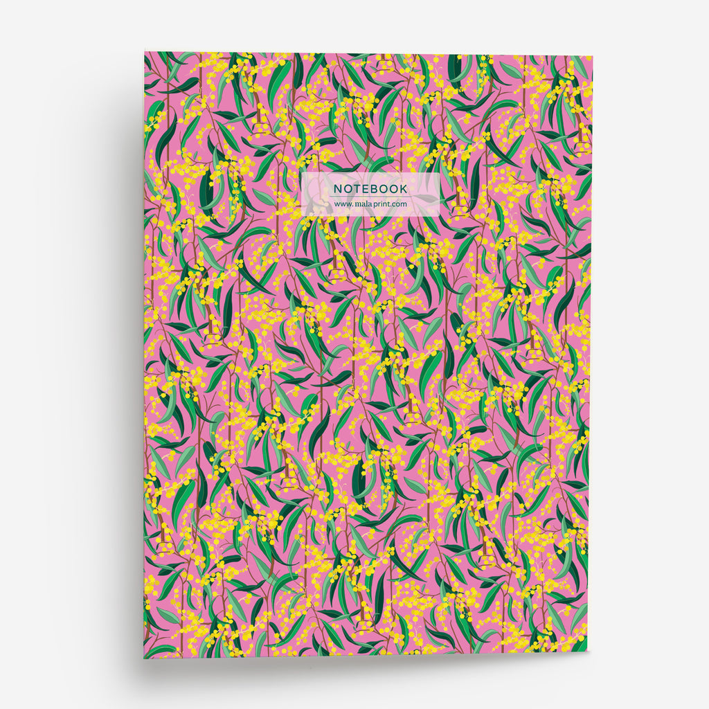 YELLOW BLOSSOM - מחברת פריחת צהובה Large notebook