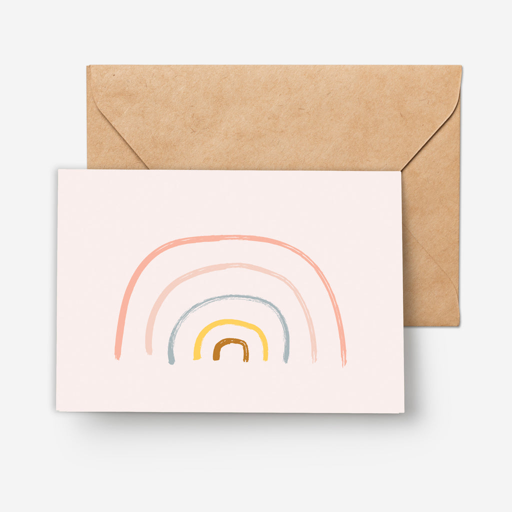 RAINBOW - כרטיס קשת Large greeting card