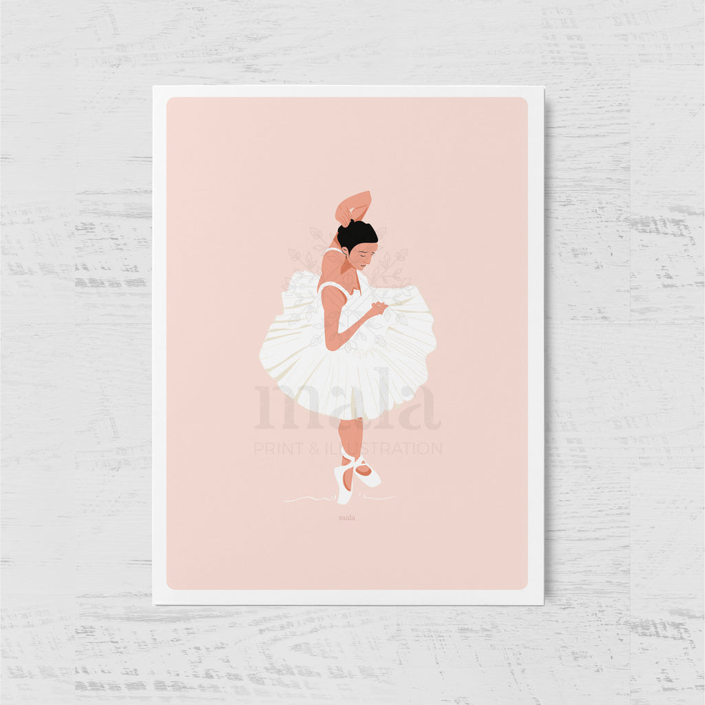 BALLET DANCER - רקדנית בלט Large postcard