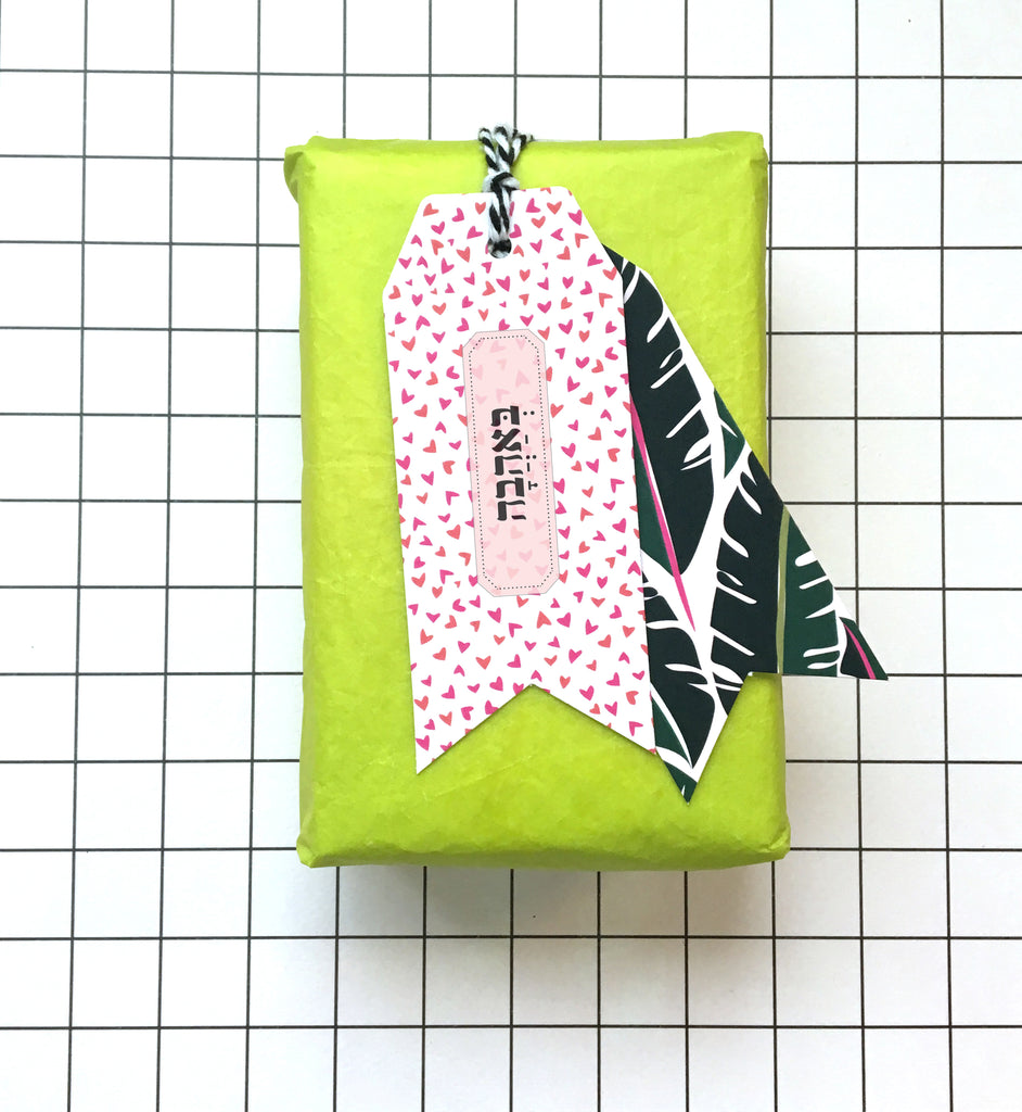 HEARTS & LEAVES תגיות לבבות ועלים tags