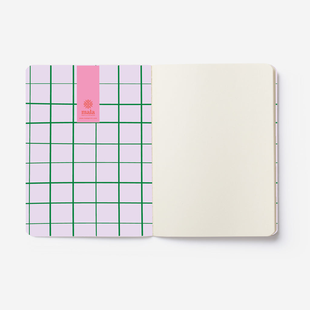 DOTS IN GREEN - מחברת נקודות ירוקות  Small notebook