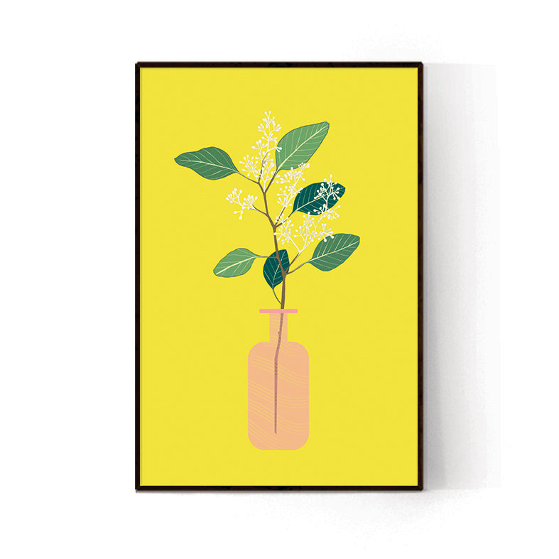 GREEN BRANCH - הדפס איור ענף ירוק Medium poster
