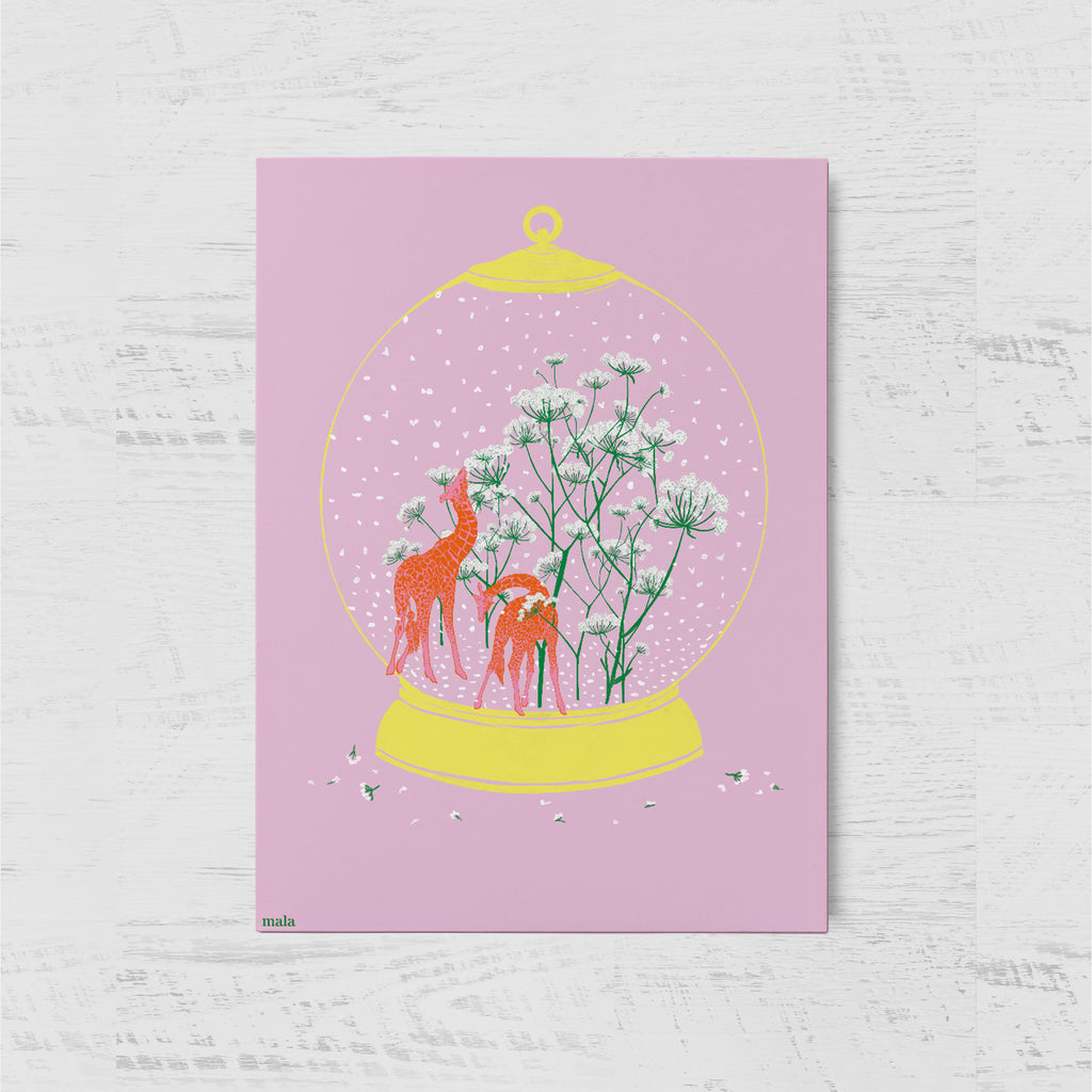 MAGICAL GIRAFFES  - ג'ירפות קסומות  Large postcard