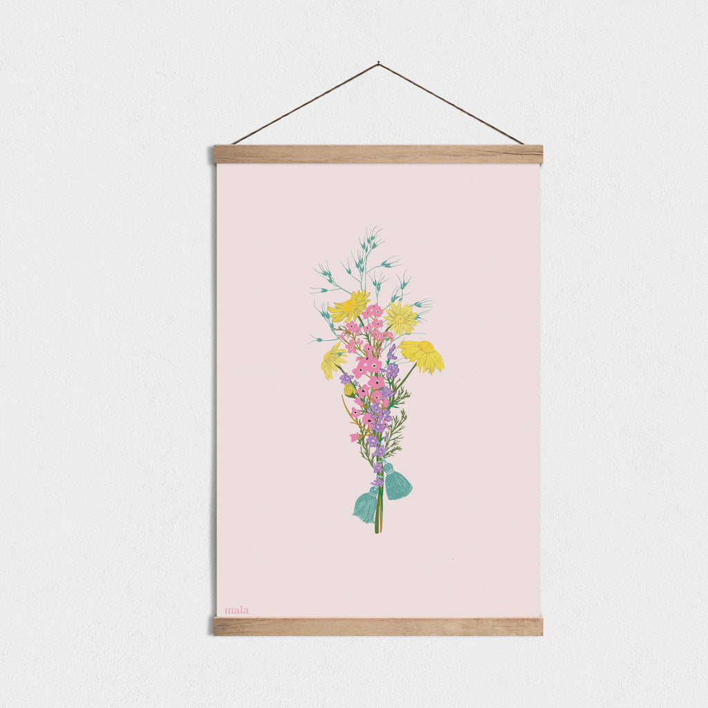 WILDFLOWERS - זר פרחי בר Small/Medium poster