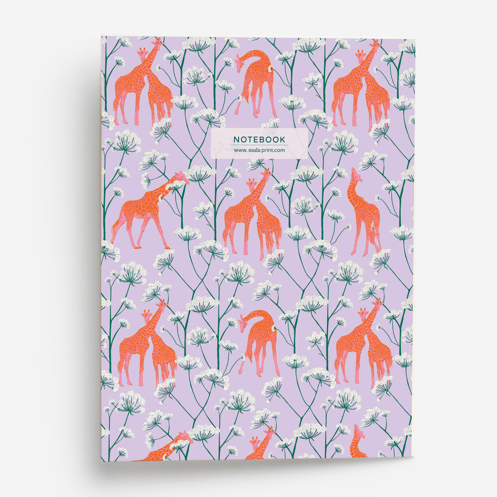 GIRAFFAS - מחברת ג'ירפות גדולה Large notebook
