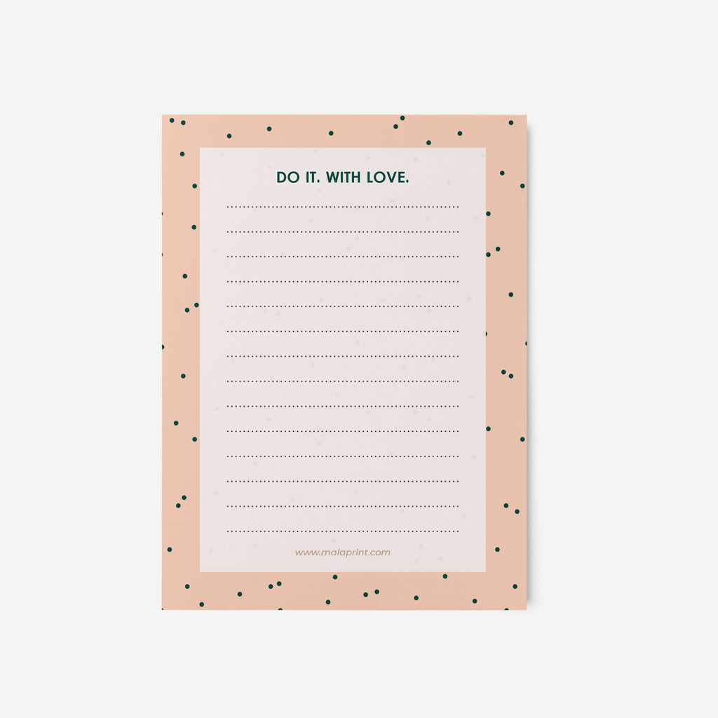 DO IT. WITH LOVE- פנקס נקודות Small notepad