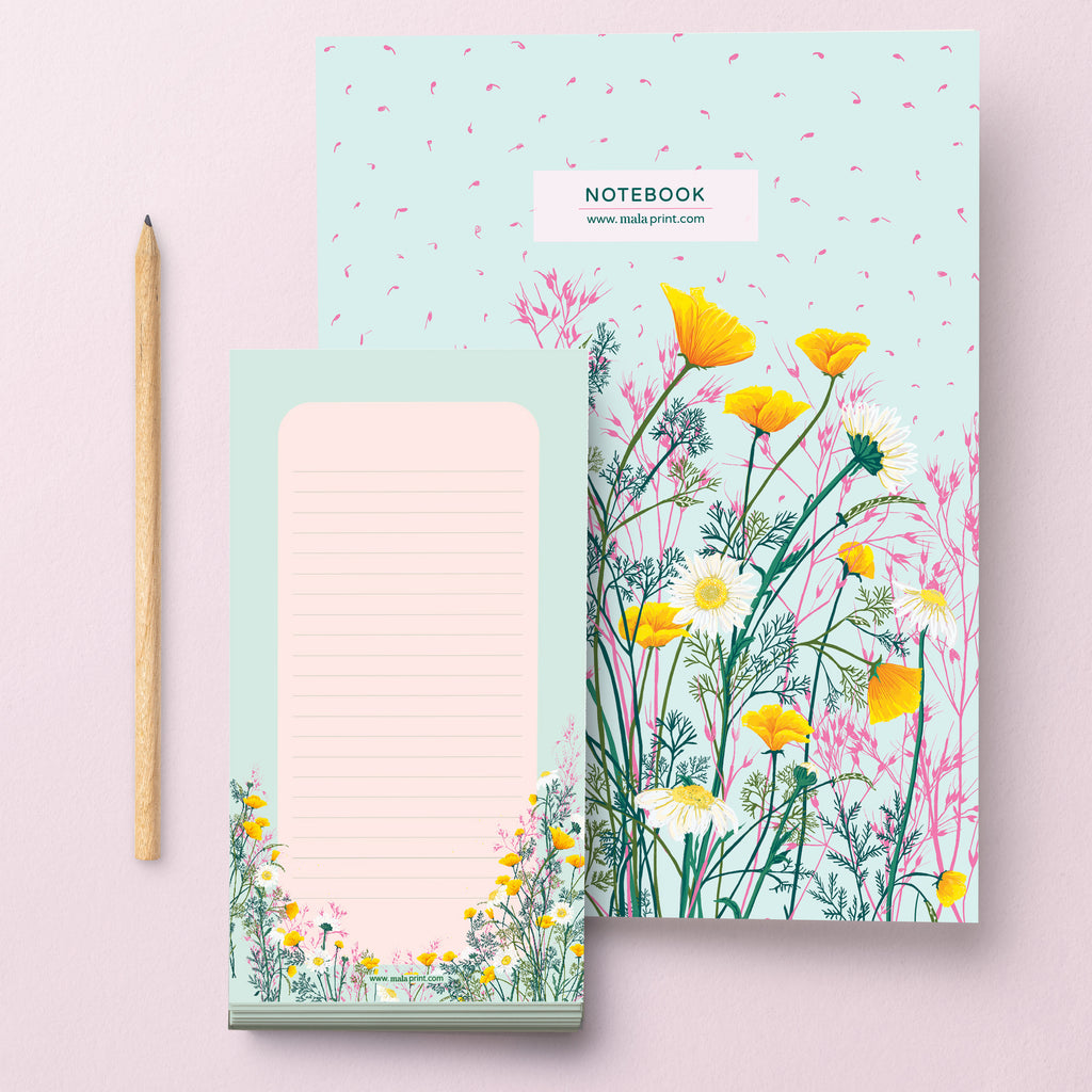 WILDFLOWERS - מחברת פרחי בר A5 notebook