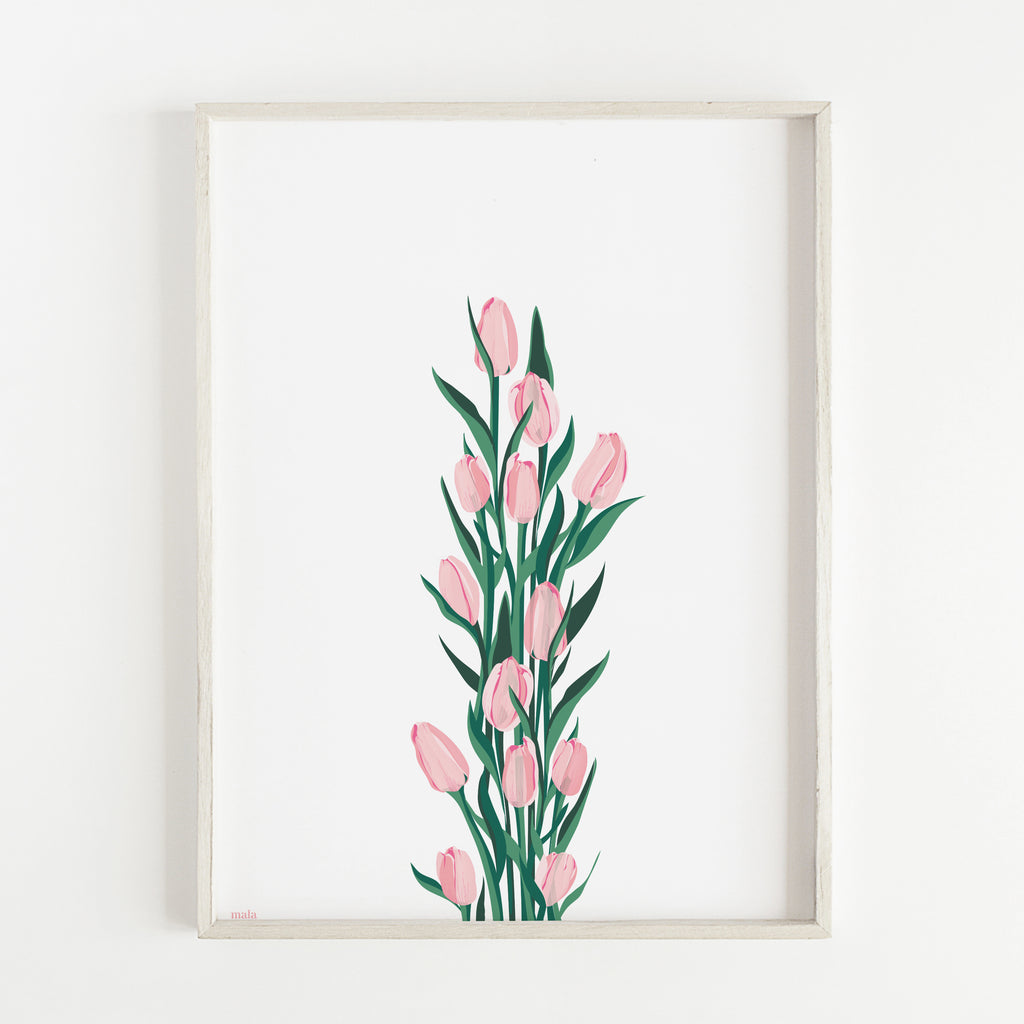 TULIPS BLOSSOM poster