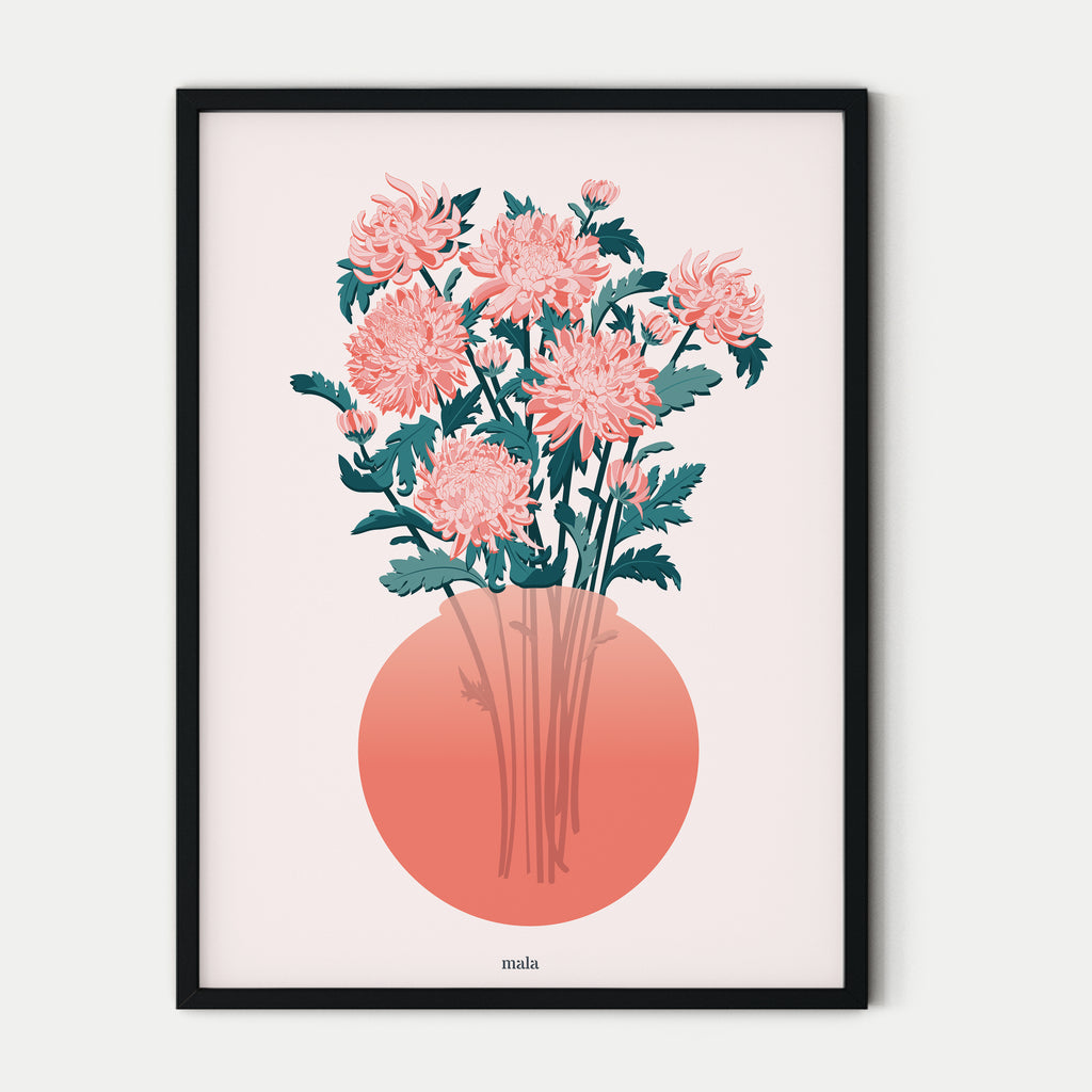 JAPANESE FLOWERS - הדפס פרחים יפני Medium/Large poster